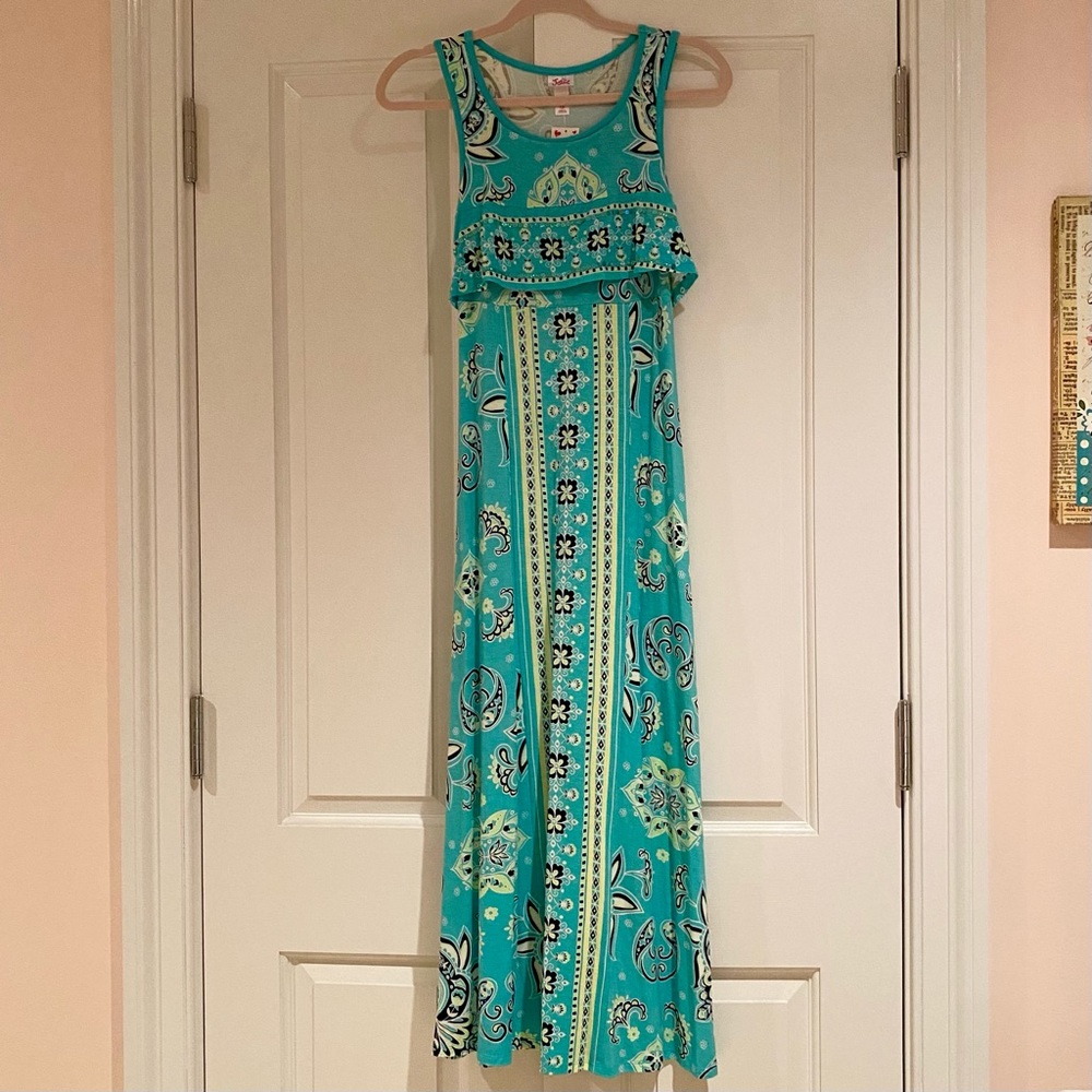 Justice Aqua Maxi Dress